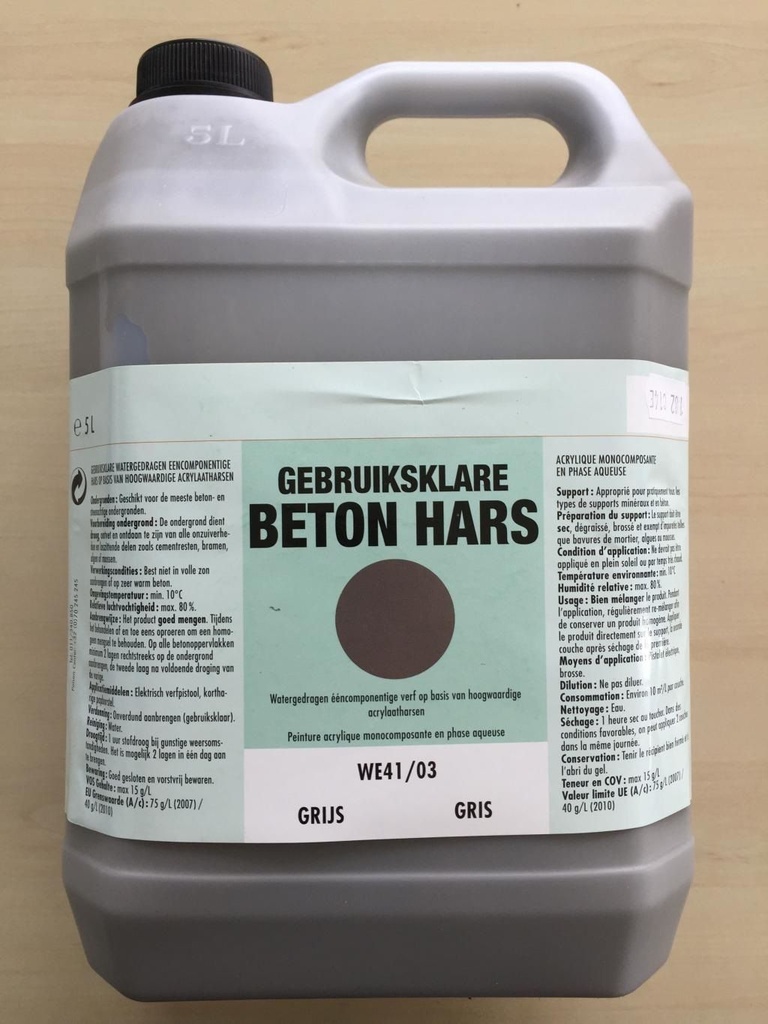 Résine béton Gris Foncé 5L