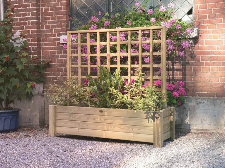 Bac à fleur "LOGGIA" 153 x 50 x 40 +100cm(140cm) (L x l x H)