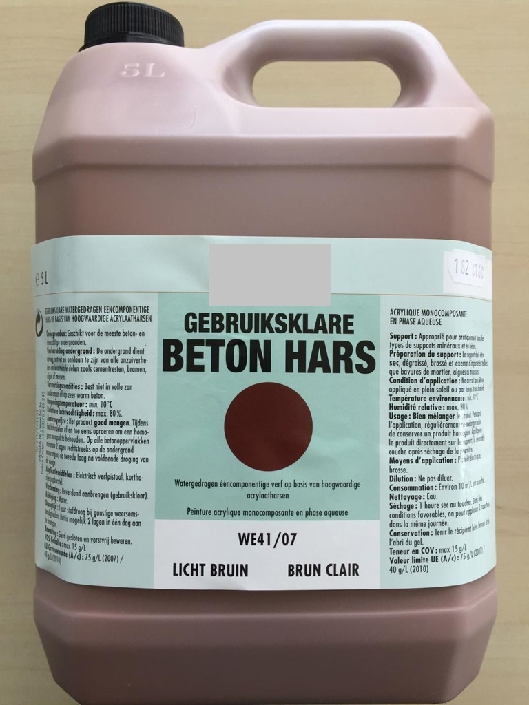 Résine béton 5L BRUN CLAIR