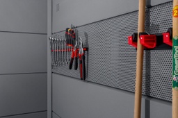 [plaque perforée] Plaque perforée avec crochets (pour chalets 2m10 intérieur)